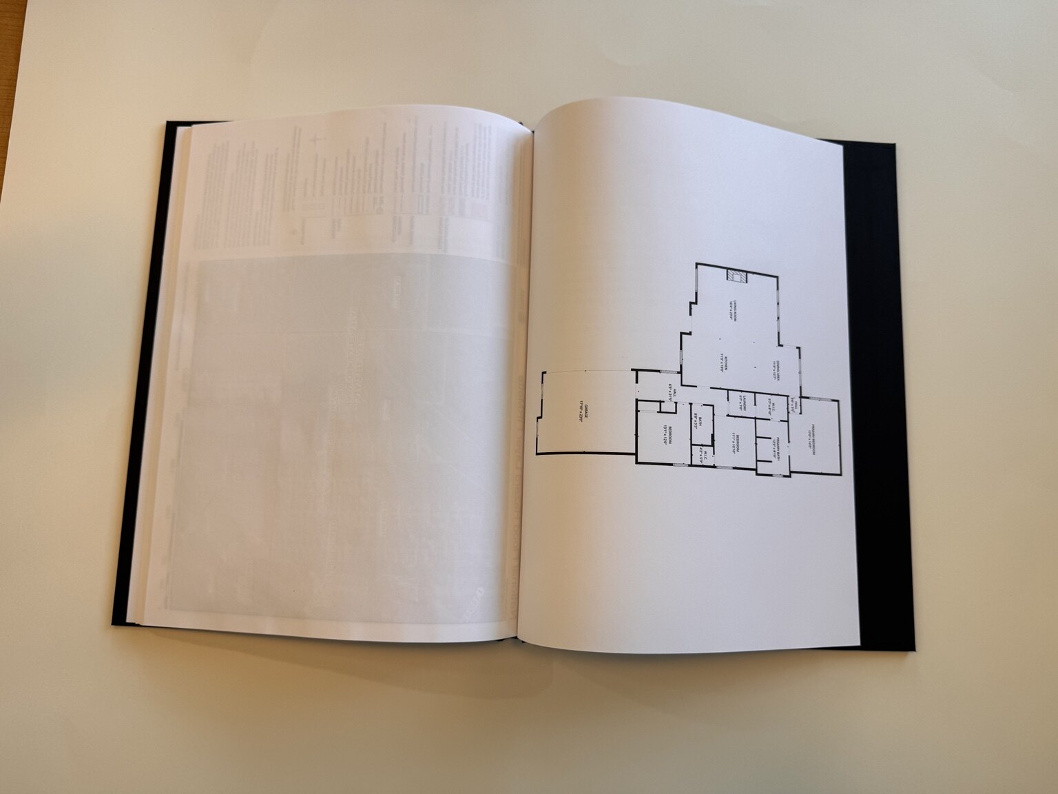 Floor plan included in the property information book for 301 Brianna Lane